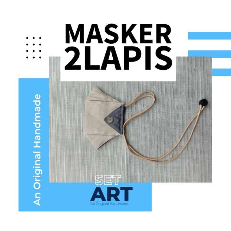 Masker Kain 2 Lapis