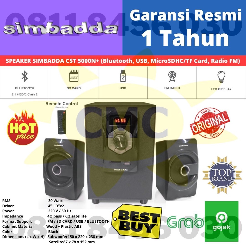 Simbadda Speaker CST 5000N Plus 5000N+