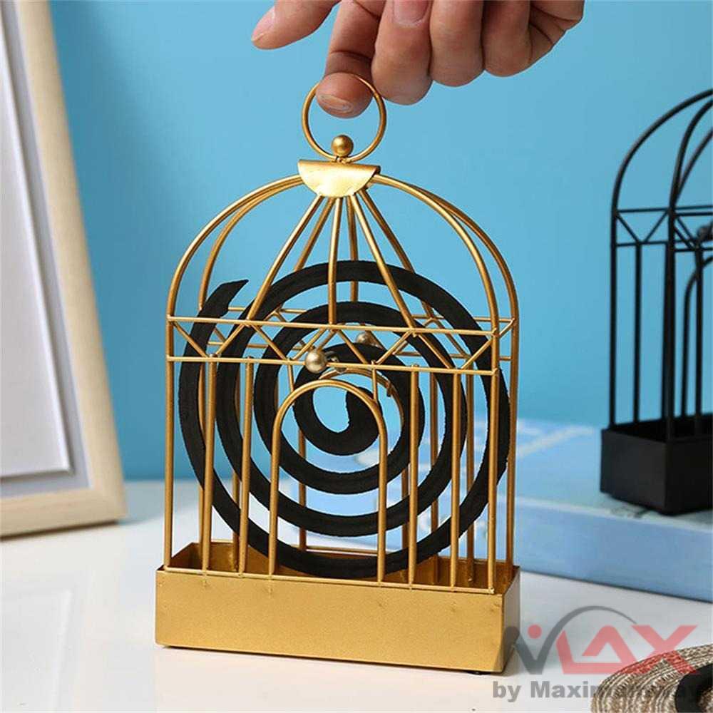 Holder Obat Nyamuk Bakar Model Nordic Antik Sangkar Obat Nyamuk Besi Anti Kebakaran Gota Tempat Obat Nyamuk Nordic Birdcage Mosquito Repellent Rack - tK01 Nordic Style Metal Mosquito Coil Holder Birdcage Incense Rack Home Decoration Mosquito Coil Holder