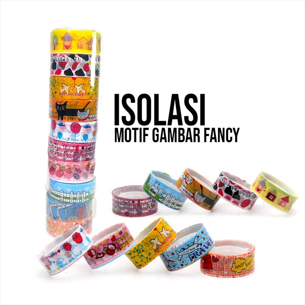 [1pcs] Solatip Kado Isolasi FANCY / Solatip Fancy Kecil 1.5*2m