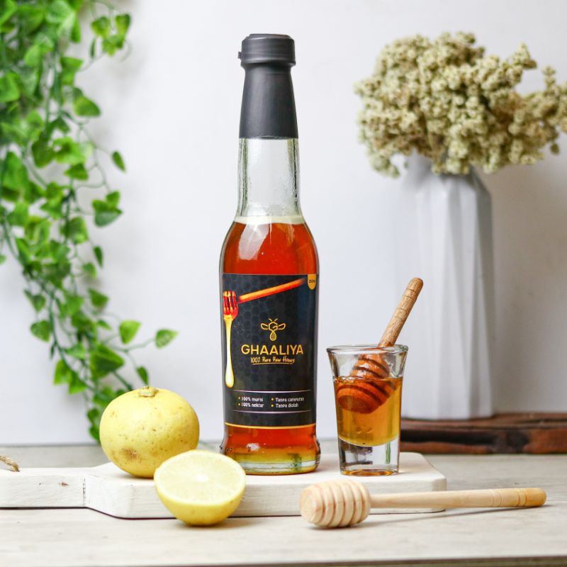 

Madu Murni Asli Ghaaliya Nektar Bunga Akasia Carpa 250ml/330gr
