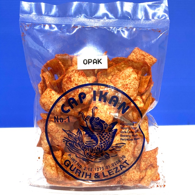 

Kerupuk cap ikan opak / Kerupuk Opak Cap Ikan / Keripik opak cap ikan / kerupuk pedas khas Medan