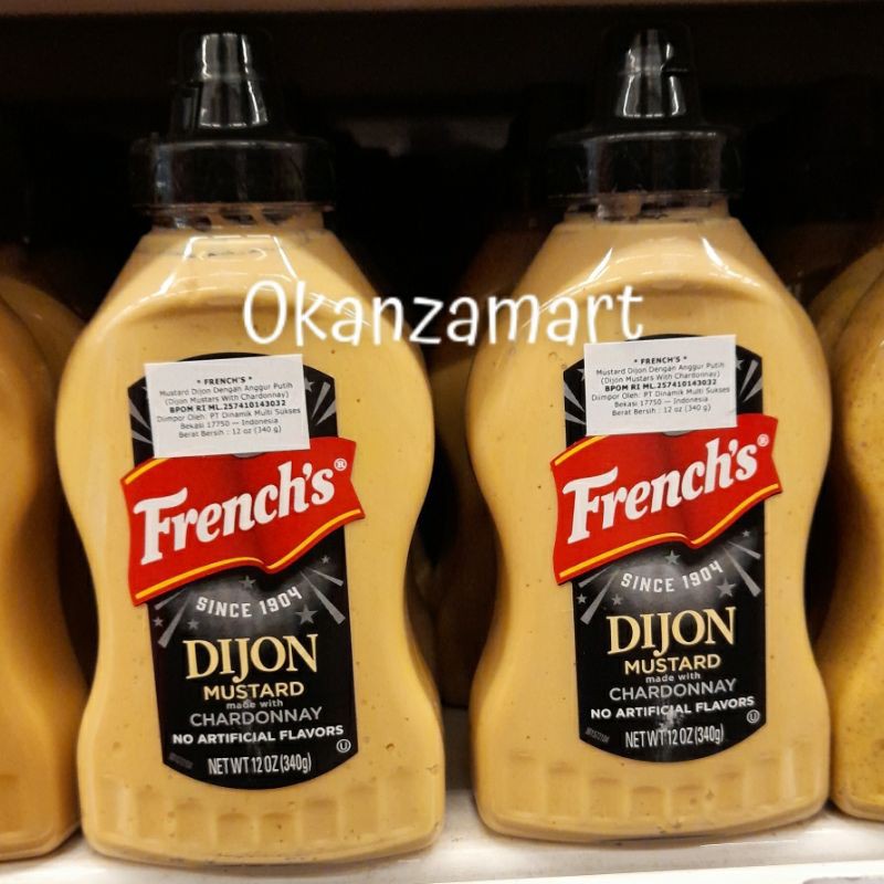 

French's Frenchs Dijon Mustard 340gr