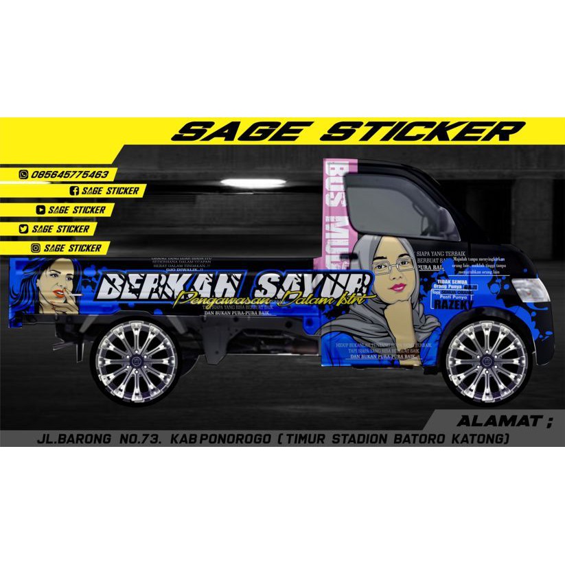 decal mobil pick up GRANDMAX