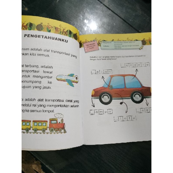 buku pintar paud  tematik tkA 32 halaman (19x27cm)