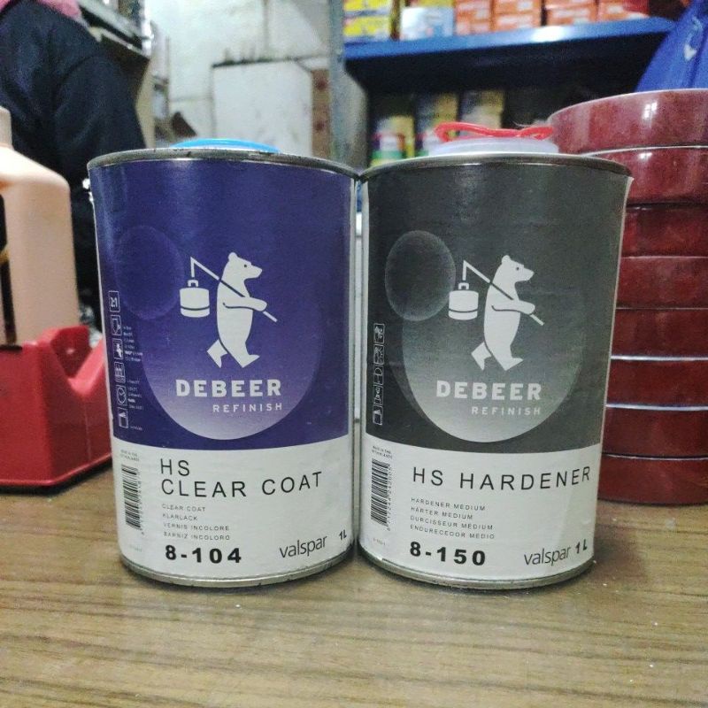 CLEAR COAT HS DEBEER 1.L HARDENER HS 0.5L  2:1