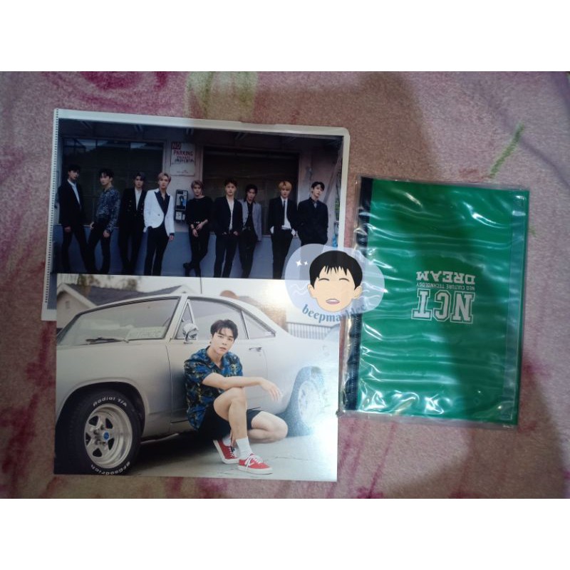 Clear file dicon johnny pouch b2s kit nct dream