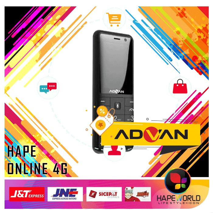 ADVAN HAPE ONLINE 4G - HP MURAH 4G - HP MURAH GARANSI RESMI ADVAN 1 TAHUN