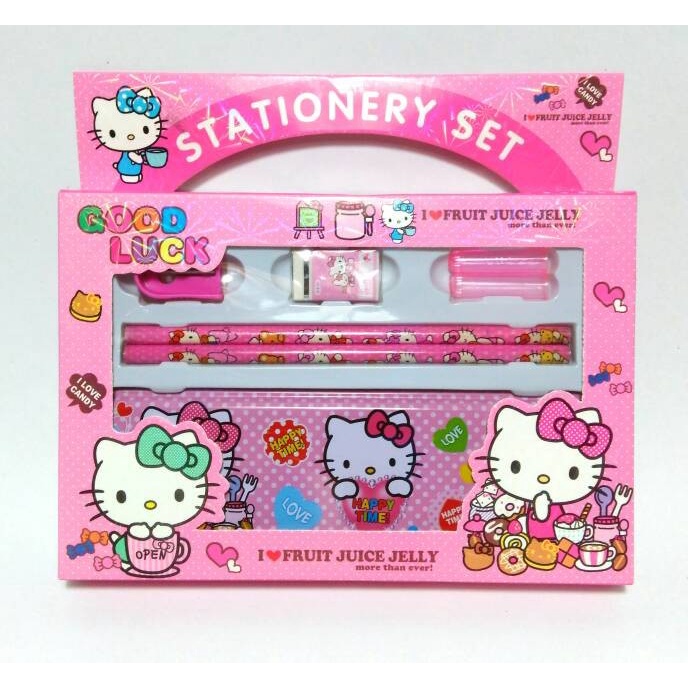

Eklusif Stationary Set Karakter Hello Kitty Trendi