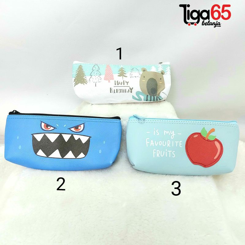 365 Bundling pencil bag 3 in 1 set, paket kotak pencil 3 pc