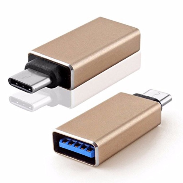 OTG USB type C / tipe-c connector to Normal USB port - Converter data transfer HP Android