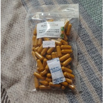 Temulawak Kapsul 100 Kapsul Original Herbal Obat Maag & Obat Nafsu Makan