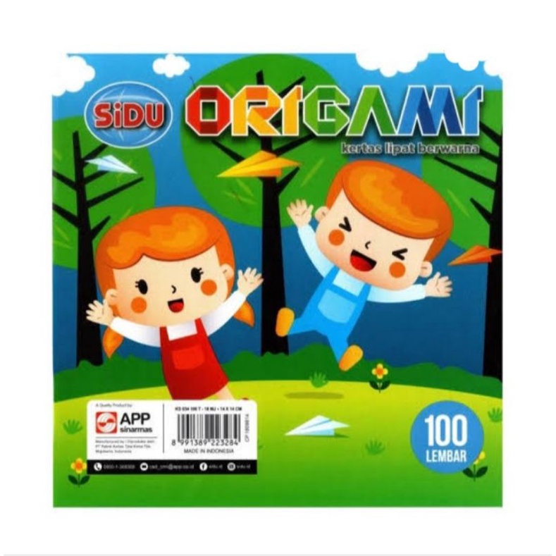 

Kertas Lipat Origami Kecil - Sinar Dunia Uk. 12 x 12 cm - 1 pak (100 lembar)