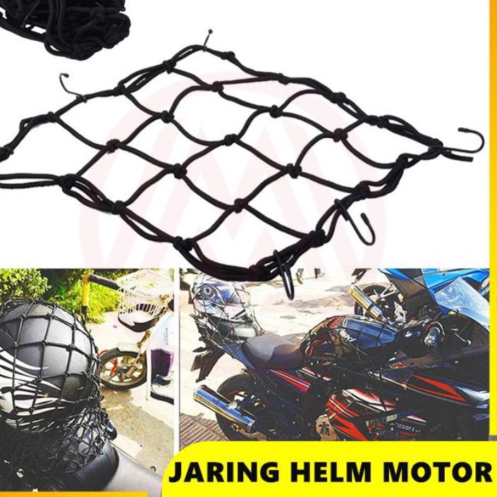 JARING HELM MOTOR DENGAN PENGAIT