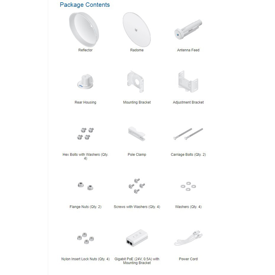 Ubiquiti PBE 5AC ISO Gen2 PowerBeam 5GHz AC ISO Gen2 25dBi