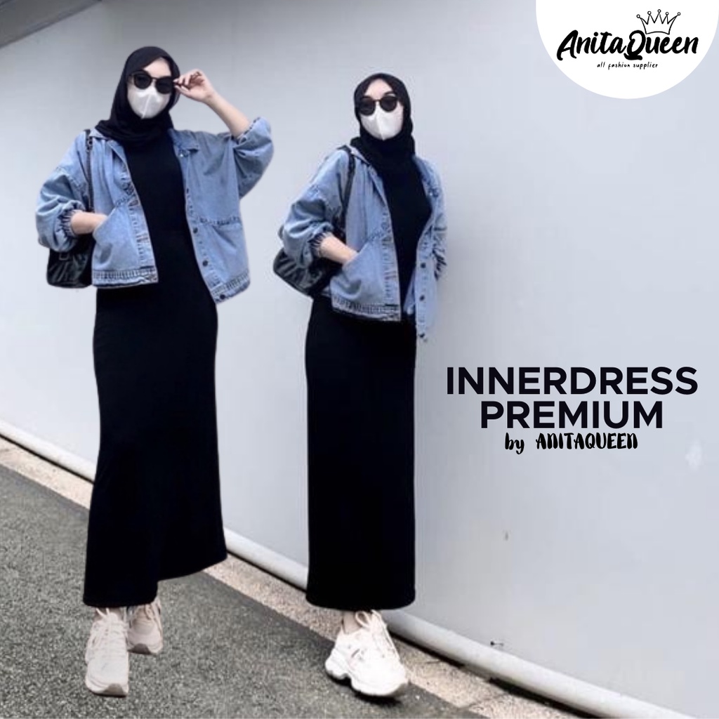 LONG DRESS TANPA LENGAN TERMURAH /LONG DRESS WANITA MUSLIMAH/DRESS KOREAN
