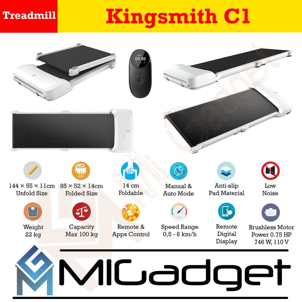 Kingsmith C1 WalkingPad C1 Walking Pad C1 Foldable Treadmill
