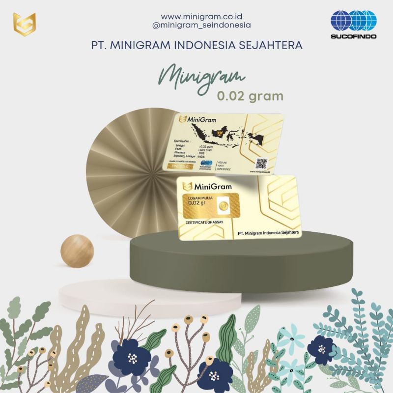 MiniGram logam mulia 0.02gram