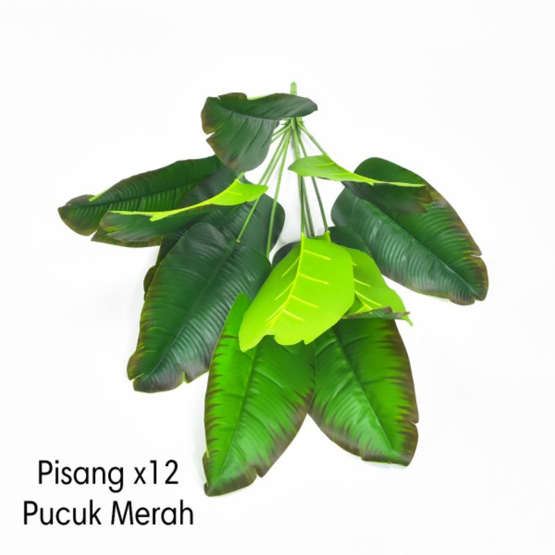 Pohon Pisang x18 dan x12 cabang / Pohon Artificial [ TANPA POT ]