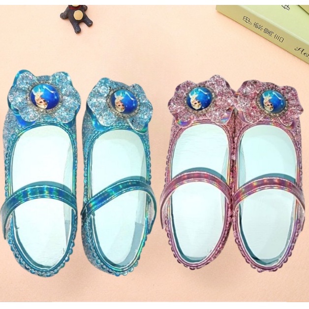 [MAMASILO] Sepatu Pesta Frozen Glitter Anak