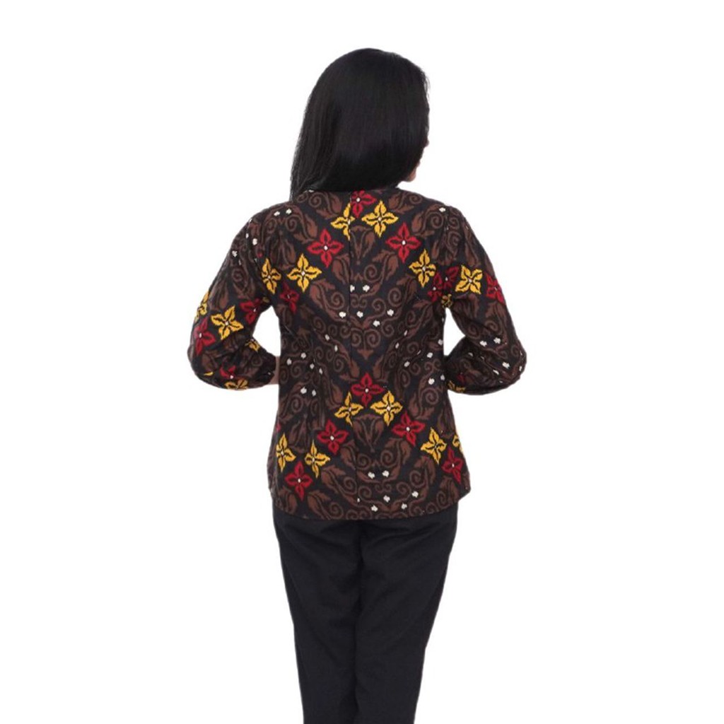 Blouse Batik Wanita Atasan Batik Asli Pekalongan By Batik Dua Putri Pekalongan