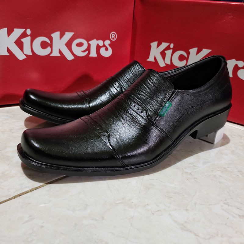 Kickers Sepatu Pantofel Pria Formal Bahan Kulit Asli Elegan Murah Kode PC9