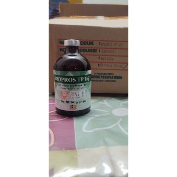 Biopros Tp.Inj 100 ml vitamin ATP untuk sapi