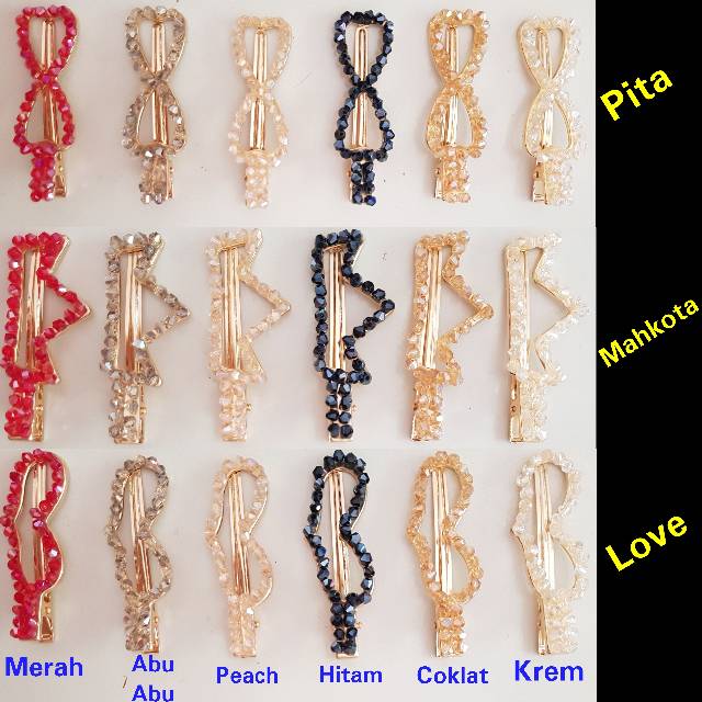 Clara Series Jepit Rambut Korea Style Hairclip Hairpin