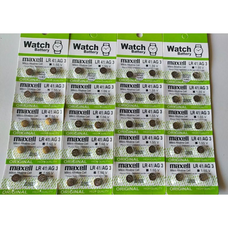 Baterai Kancing AG3 / LR41 / AG 3 / LR 41  Batre Battery Batrei Baterei