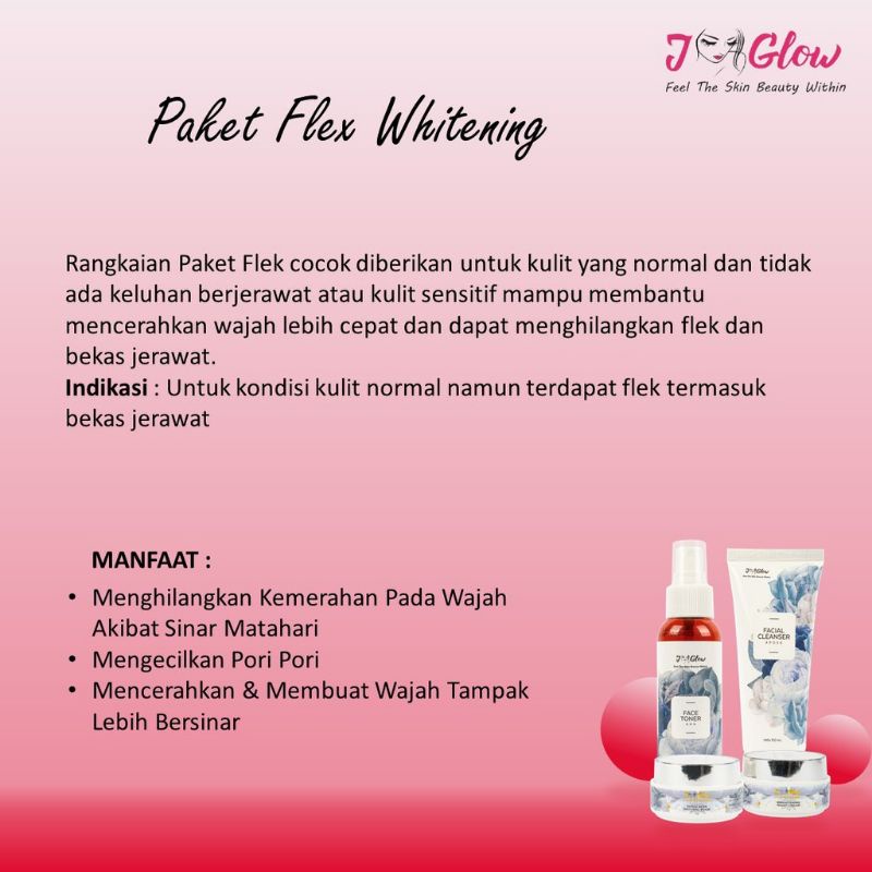 jglow skincare paket flek whitening / j-glow paket flek / j glow paket flek / cream jglow paket flek