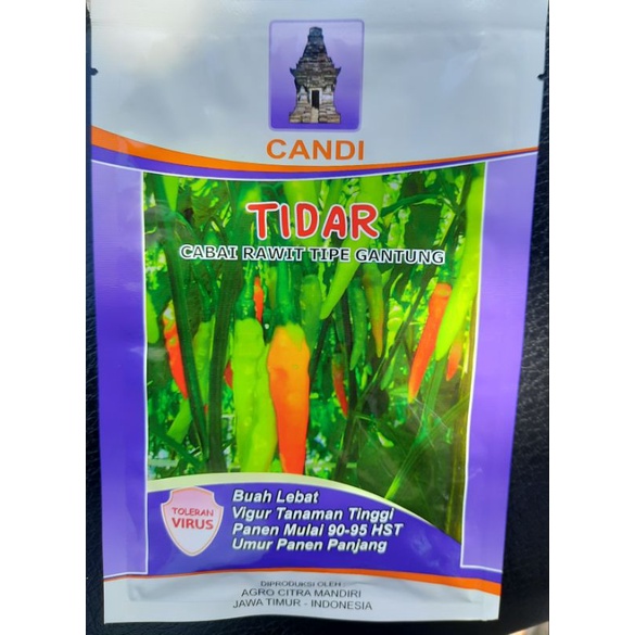 New Cabe Tidar Tahan Virus Cap Candi Saudara Viral Kemasan 10gr