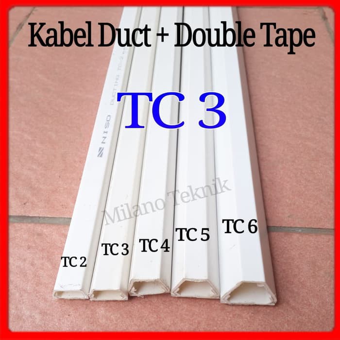 TC 3 / pelindung kabel / cable duct / ducting / cable protector 10pcs