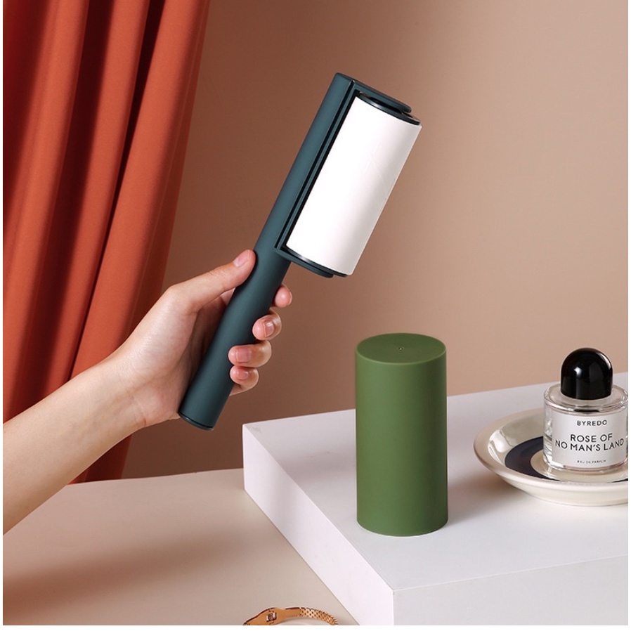 Alat Pembersih Bulu Debu Pakaian Bulu Hewan Kucing Kotoran / Sticky Roller Cleaner Washable Sticky Fur Remover Brush Murah / Roller Cleaner / Lint Roller