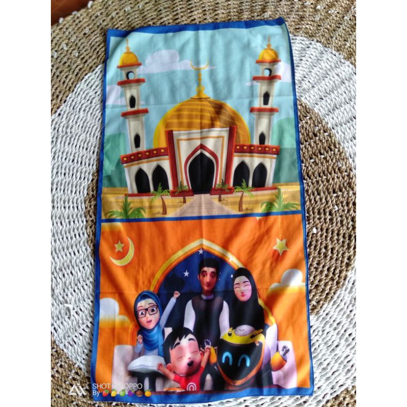 Sajadah Print Anak Lucu / Sajadah Kartun / al ibnah / Sajadah Kids / Sajadah Murah