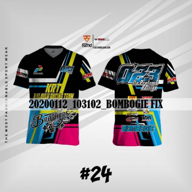 Baju Balap Jersey Racing Dengan Kualitas Printing Terbaik Bisa Desain Sesuai Keinginan Shopee Indonesia