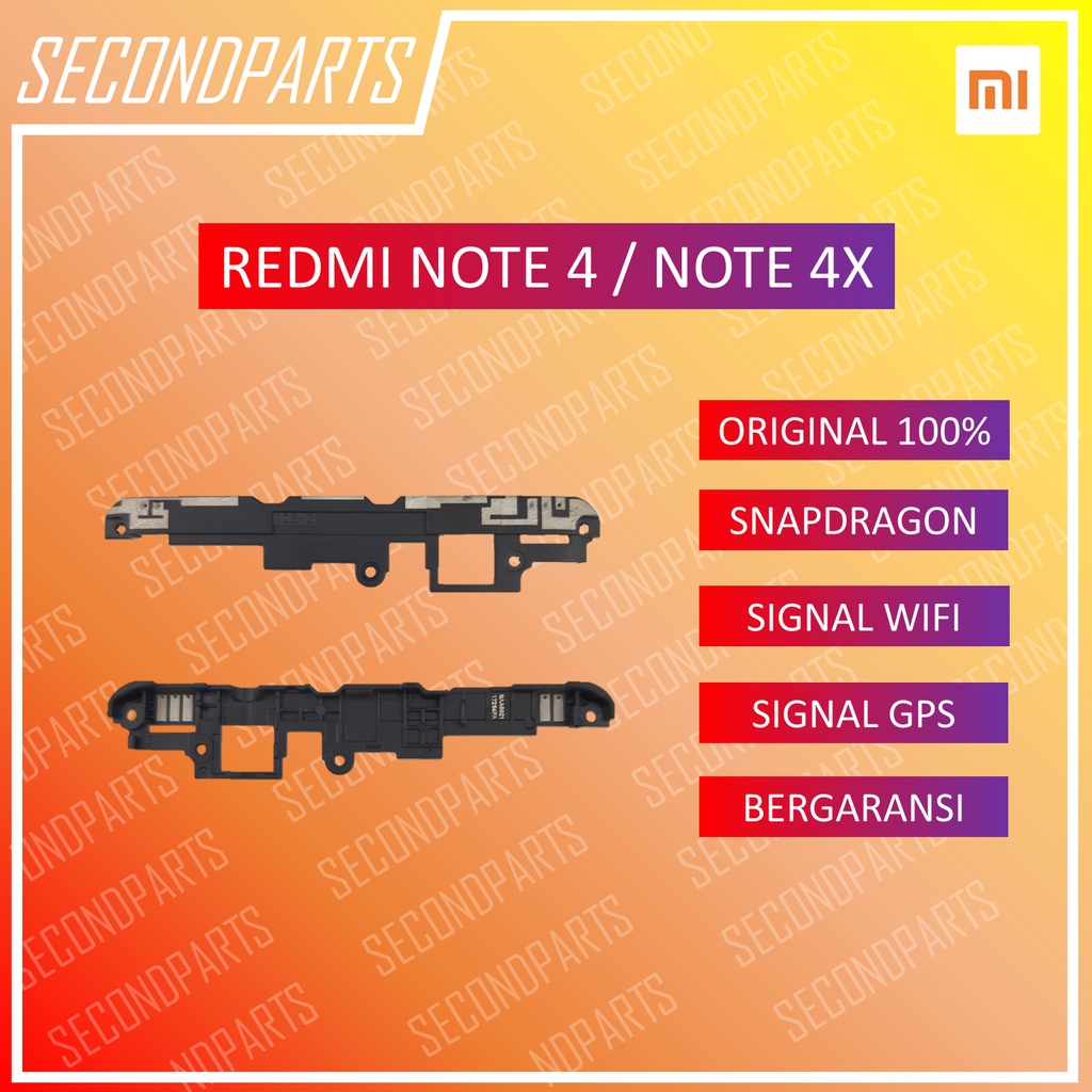 COVER TUTUP MESIN ATAS RANGKA WIFI &amp; GPS XIAOMI REDMI NOTE 4 / 4X SNAPDRAGON ORIGINAL