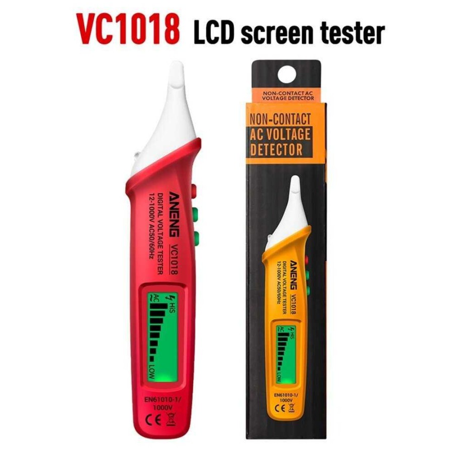 ANENG Tester Non Contact AC Voltage Alert Detector 12V-1000V - VC1018 - Red