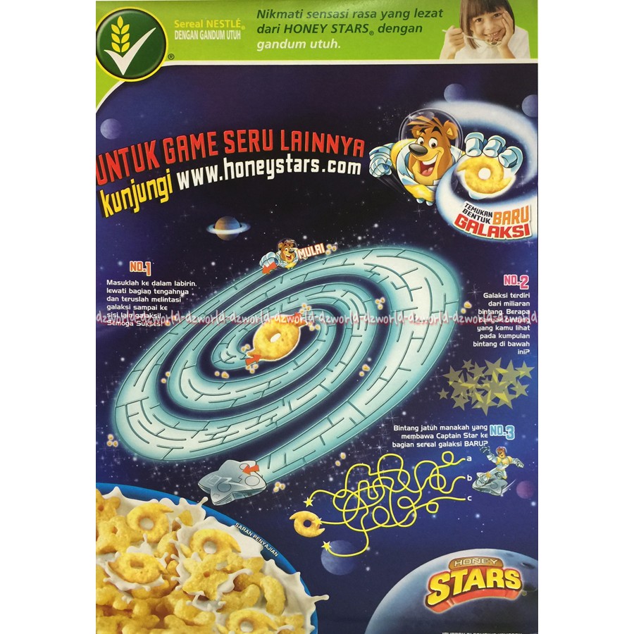 Honey Star Cereal Box 300g Sereal star wars dengan bentuk Galaxy Galaxi