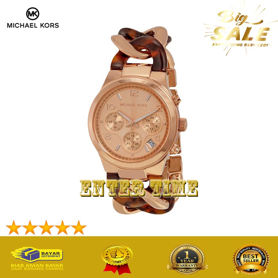 FLASH SALE  JAM TANGAN WANITA TERBARU MICHAEL KORS MK4269 CRAMIC JAM TANGAN IMPORT TERBARU BAYAR DI 