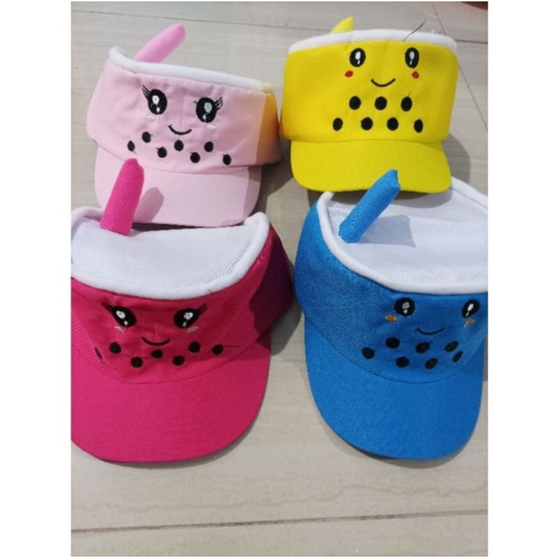 TOPI boba topi anak motip boneka boba Viral murah terlaris,murah,bisa cod