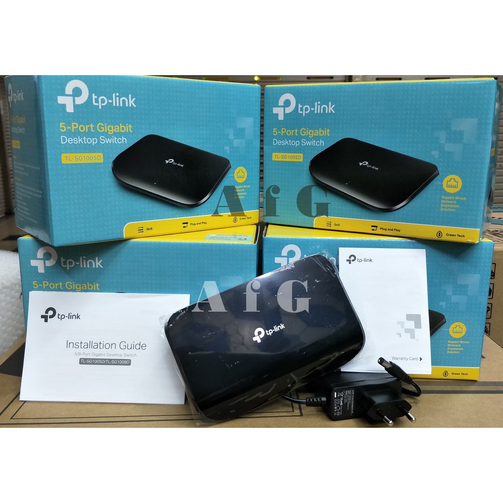 TP-LINK TL-SG1005D : 5 Port Gigabit Desktop Switch Hub