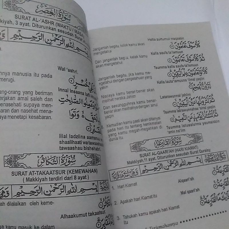 jus ama bandel original kertas koran terjemah