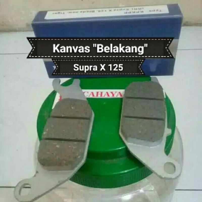 Kanvas Rem "Belakang" Supra X 125