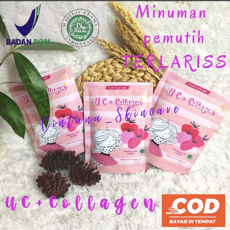 uc collagen[kuwakuwiskin]Bpom isi 125 gr{susu pemutih}