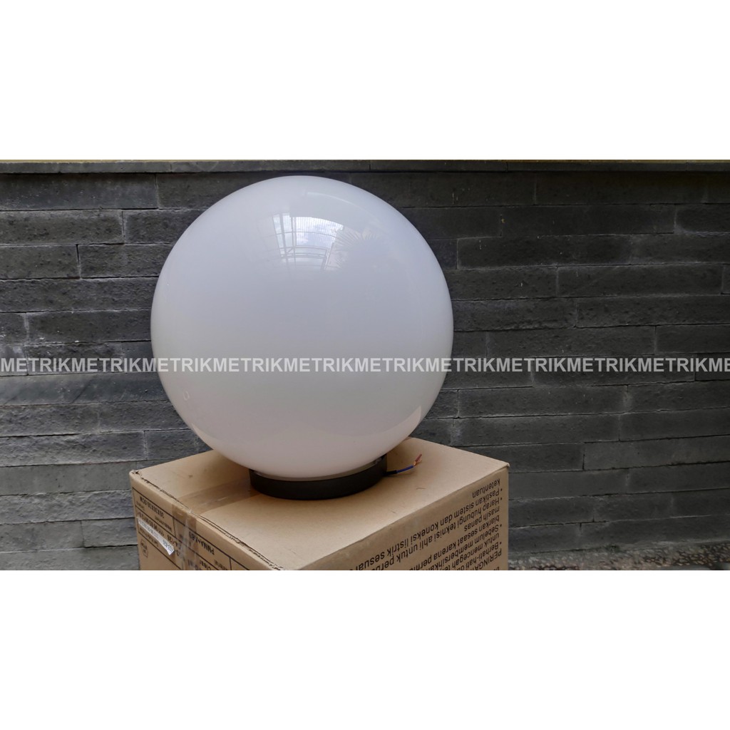 LAMPU TAMAN OUTDOOR 12 INCH/ LAMPU PAGAR PILAR BULAT/ LAMPU TIANG