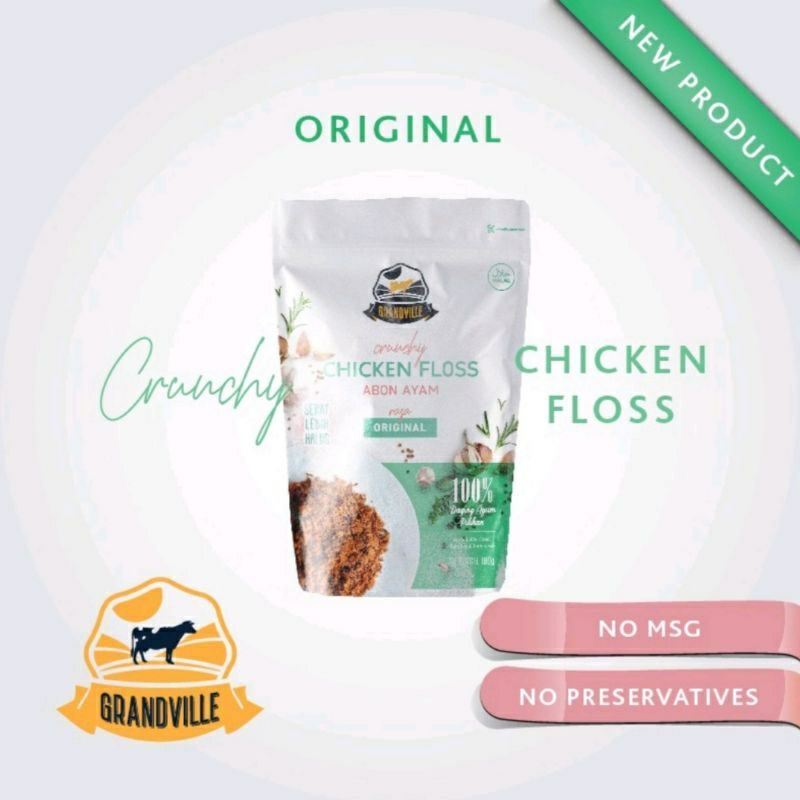 

Grandville Abon AYAM Crunchy Single Pack Spicy