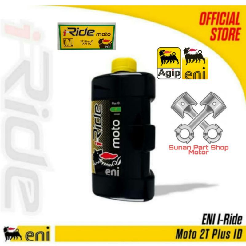 Oli Samping Motor Import Agip Eni 2T 700ml Original 1000%