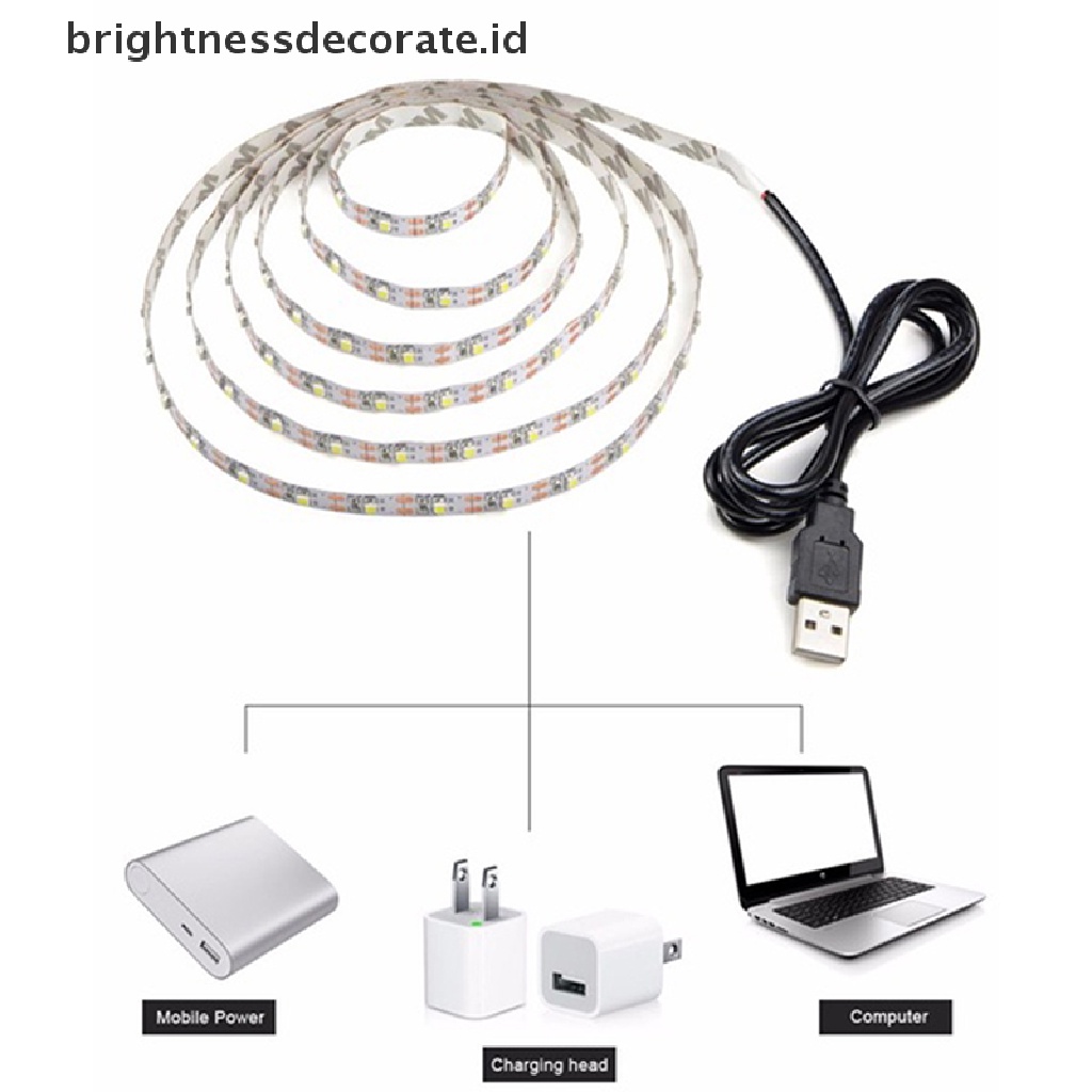 [birth] 5V TV LED Backlight USB LED Strip Light Decor Lamp Tape TV Background Lighting [ID]