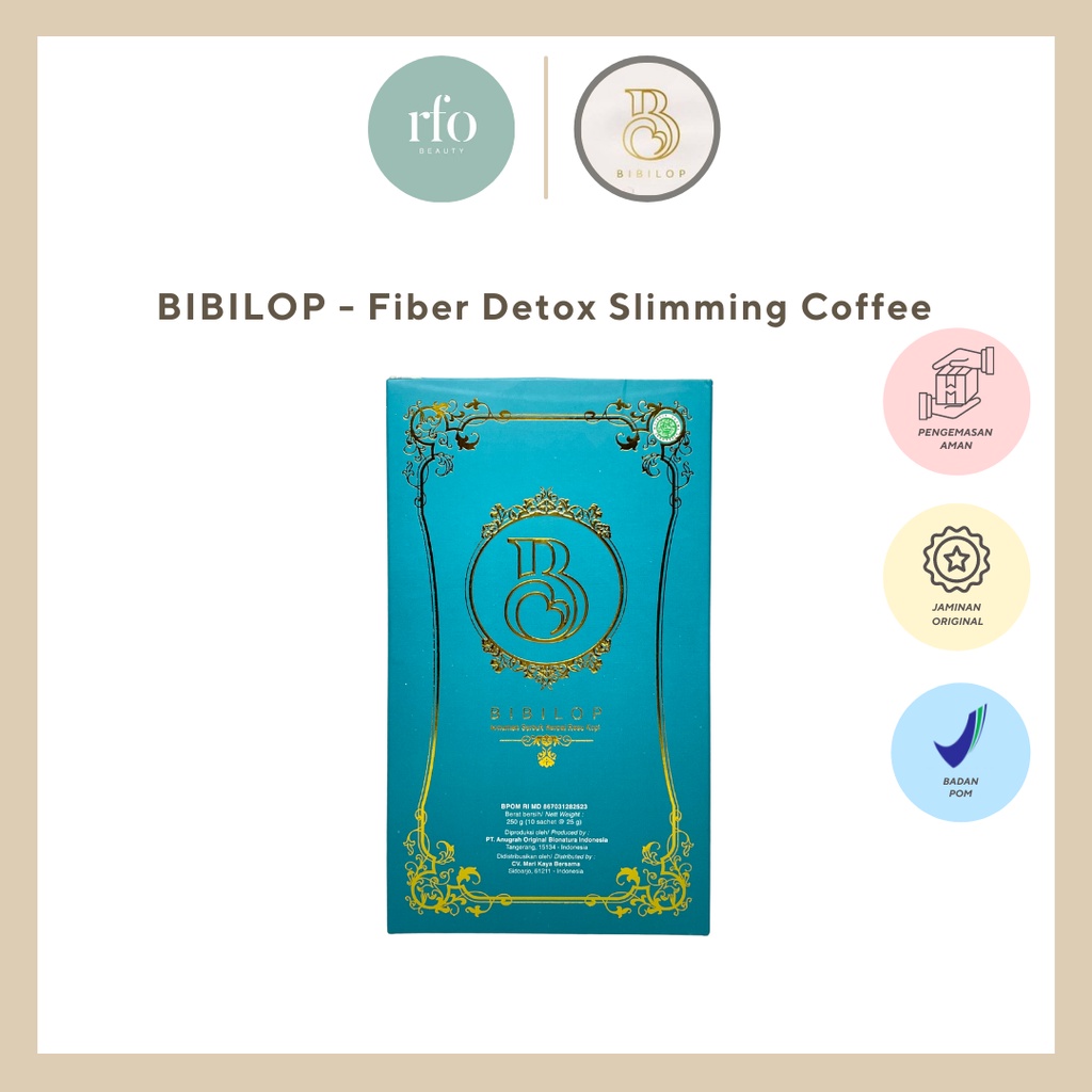 BIBILOP - Fiber Detox Slimming Coffee