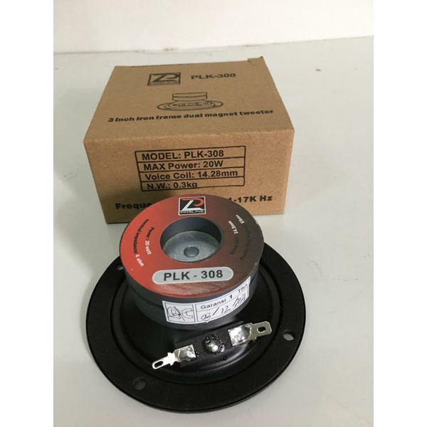Tweeter speaker karoeke pasline PLK308 original twiter speaker double magnet